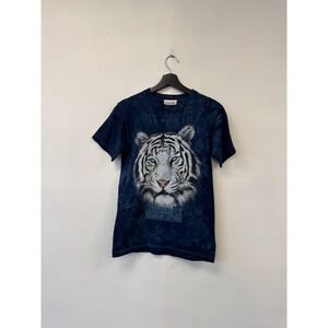 Vintage Siegfried & Roy Shirt Mens XS Blue Tiger Graphic Las Vegas‎ 90s